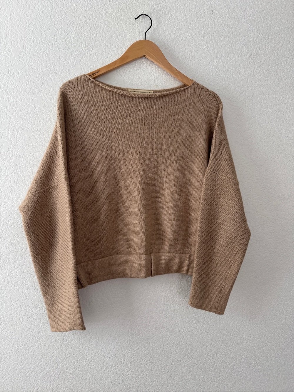 Lauren Manoogian Baby Alpaca Knit Boat Neck Sweater